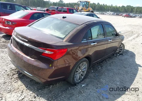 2012 Chrysler 200 Limited из США, поврежденный, VIN 1C3CCBCG1CN169609